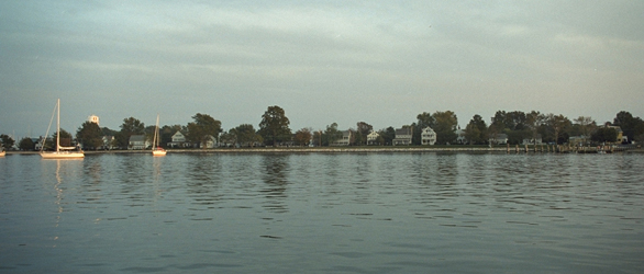 View of Oxford from the ferry